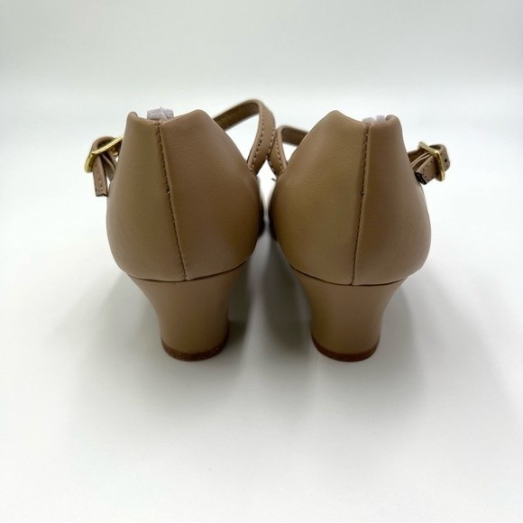 Capezio Jr. Footlight 550 550X Caramel‎ Character Dance Shoes Big Girls Kids 3 - Picture 8 of 15